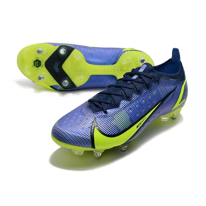 Nike Mercurial Vapor Elite SG Pro Recharge Neon Modrý Navy